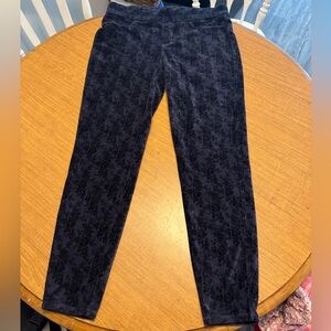 Khakis and company womens floral corduroys size XL